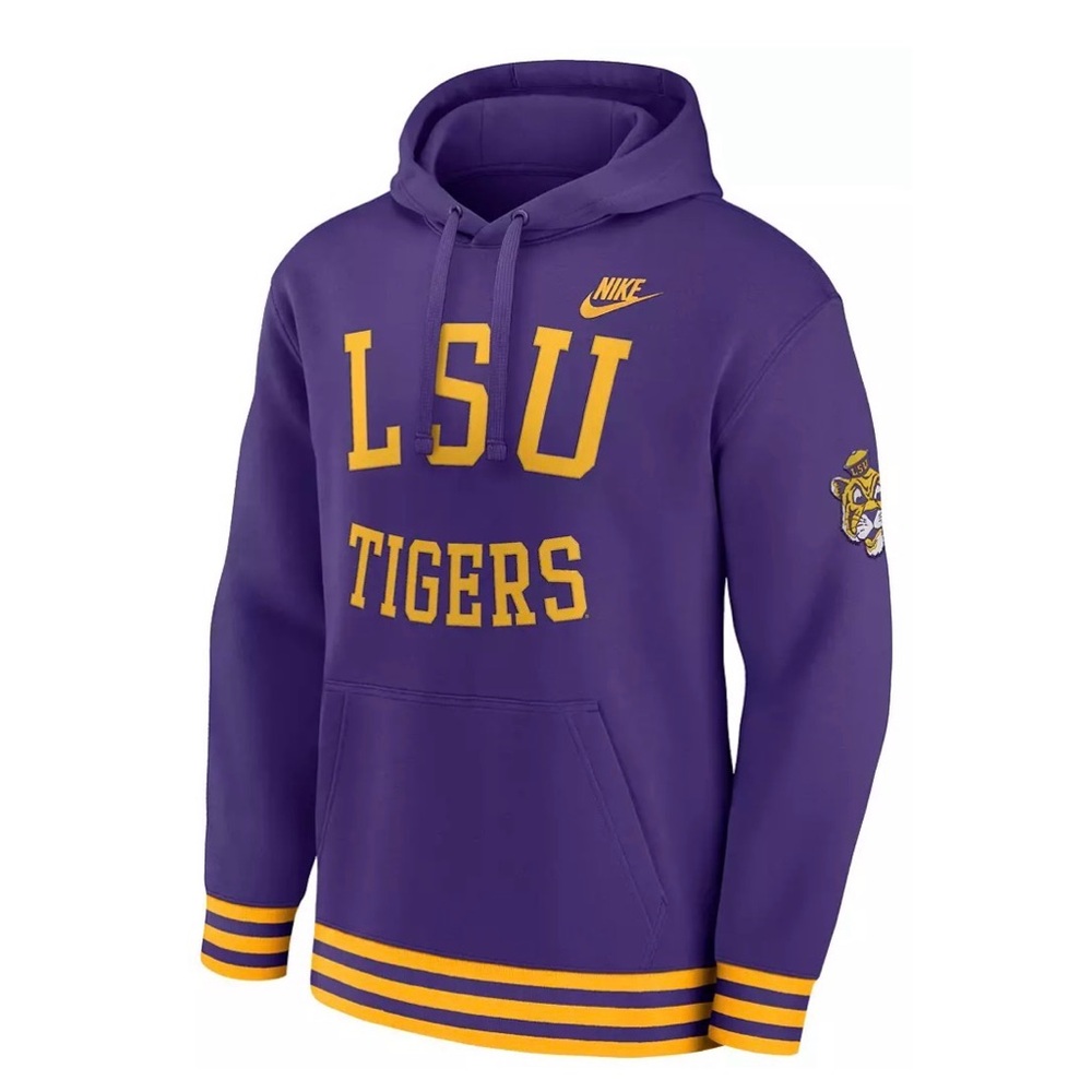 LSU Retro Nike Purple Hoodie XL